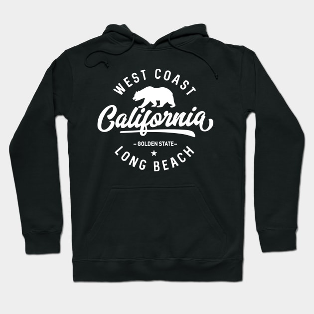 West Coast California Golden State Long Beach Hoodie by Sun68